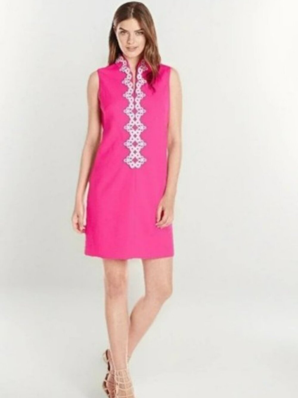 Vince Camuto Hot Pink Shift Dress Size 4